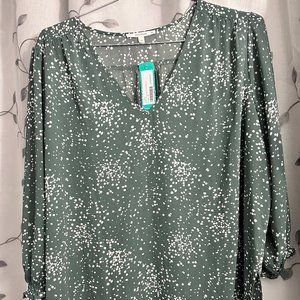 Fun2Fun Kinny Smocked Sleeve Blouse Size 2X